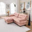 Canapé modulaire avec assise profonde et repose-pieds-865439486