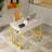 Rasheena Metal Base Computer Desk-405321558-405321559