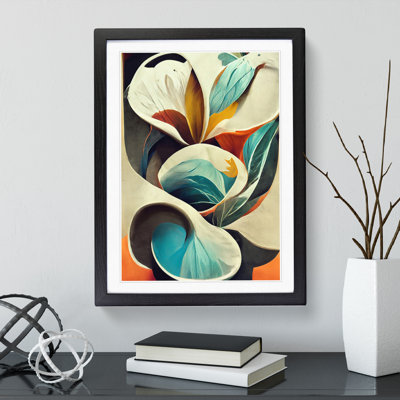 Stunning Abstract Flowers No.2 - Single Picture Frame Print