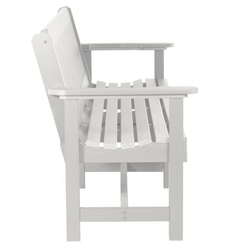 Lunz Outdoor Bench, White