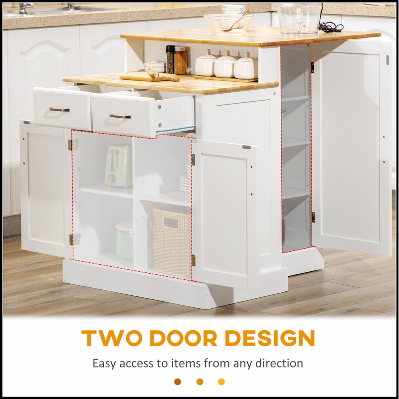 Îlot de cuisine blanc polyvalent avec armoire de rangement spacieuse, parfait pour les cuisines modernes et fonctionnelles