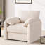 Fauteuil surdimensionné avec accoudoirs larges de 38,6 po pour le salon et la chambre à coucher-1170173588
