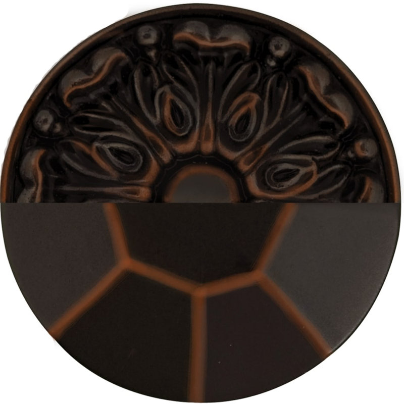 Craftsman 1 1/4" Length Square Knob, Oil-Rubbed Bronze