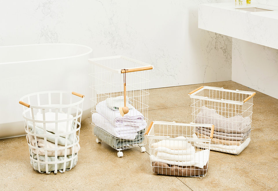 Simplify laundry days with our baskets & hampers.
