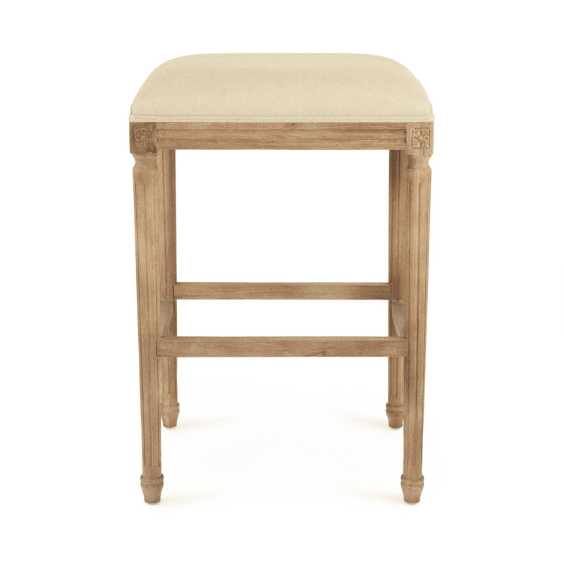 Yes Stool with Solid Wood Frame, Bar Stool ( 30" Seat Height)