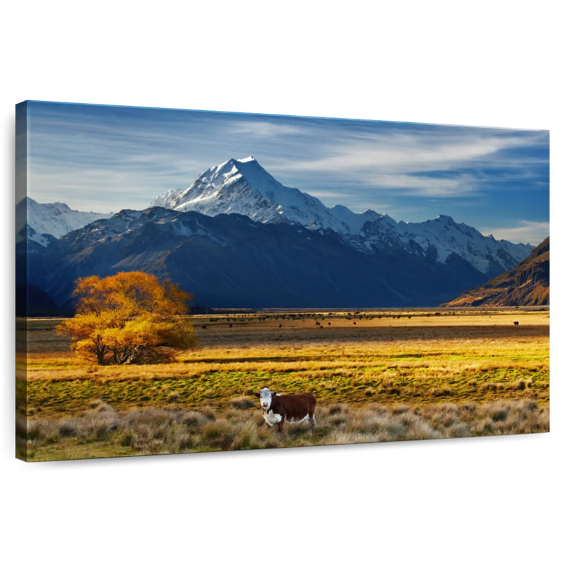 Nicci Mount Cook Farmland, 8" H x 12" W