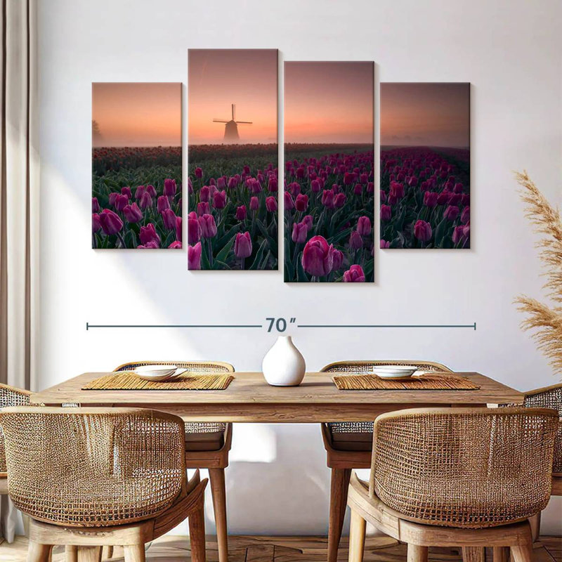 Champ de tulipes hollandais Alvord, H 42 po x l 68 po