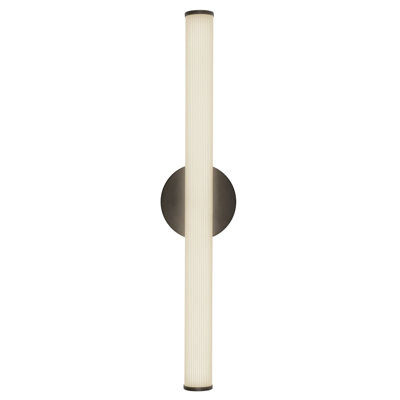 Vire 24-in Black dimmable LED Wall Sconce