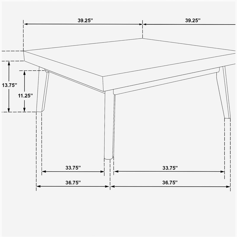 Ensemble de table basse 2 pièces Aidan