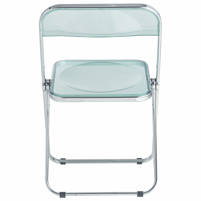 Chaise pliante Brayden Studio® Gillispie, Vert jade, Silver
