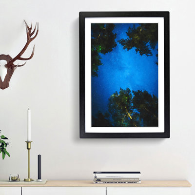 Forest Stars in Germany in Abstract - Picture Frame Graphic Art Print