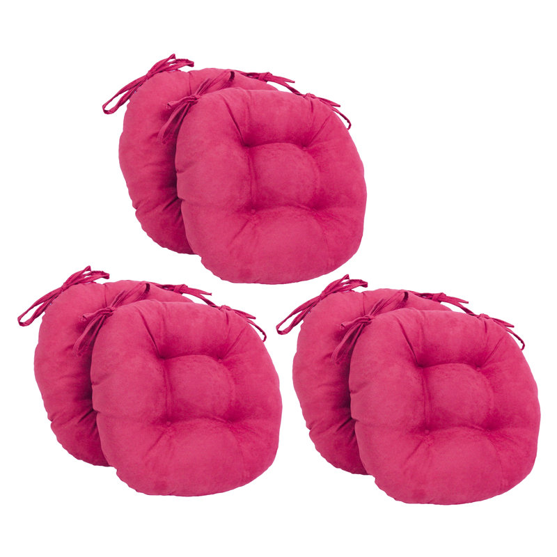 Outdoor 3.5'' Dining Chair Seat Cushion, Bery Berry