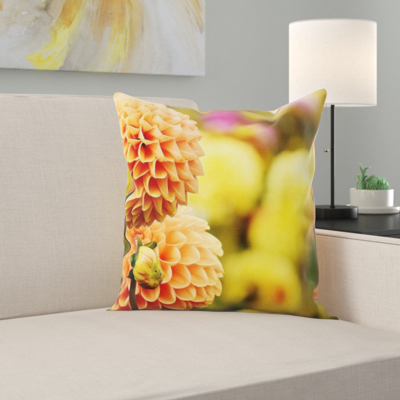 Coussin dahlia