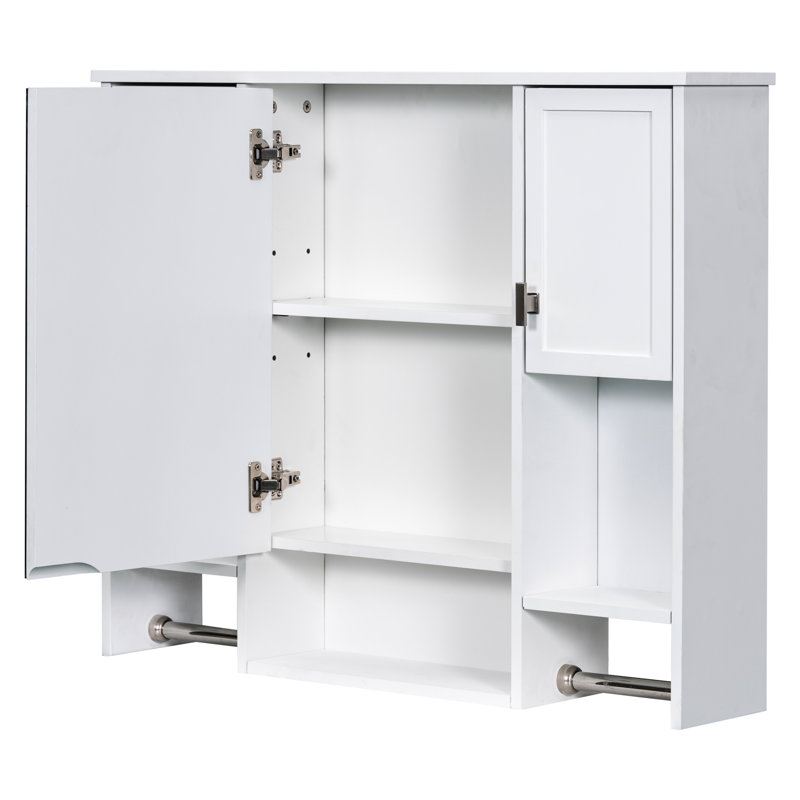 Wall Mounted Cabinet For Bathroom - & Practical With Mirror Storage