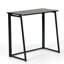 Bureau pliant 31,5 po pour petits espaces, table d'écriture compacte avec structure en métal, noir-1731771324