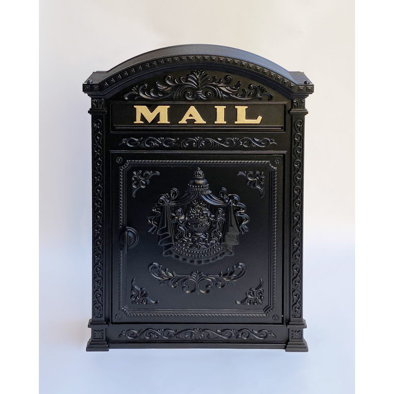 Wall Mounted Mailbox, Black
