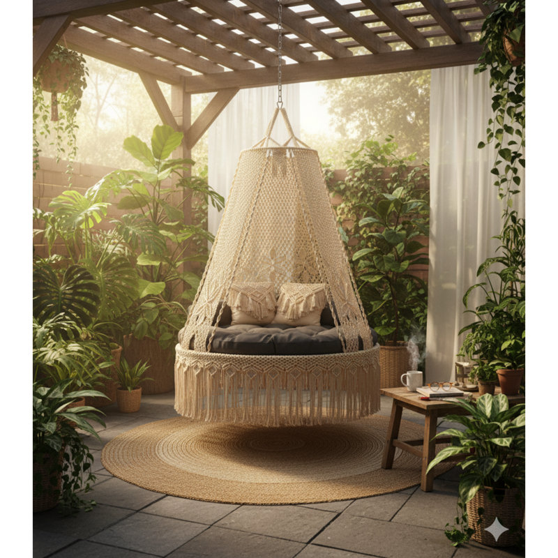 Porch Swing with Canopy