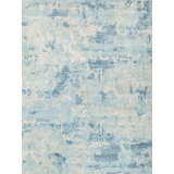 Mineral Abstract Area Rug in Blue