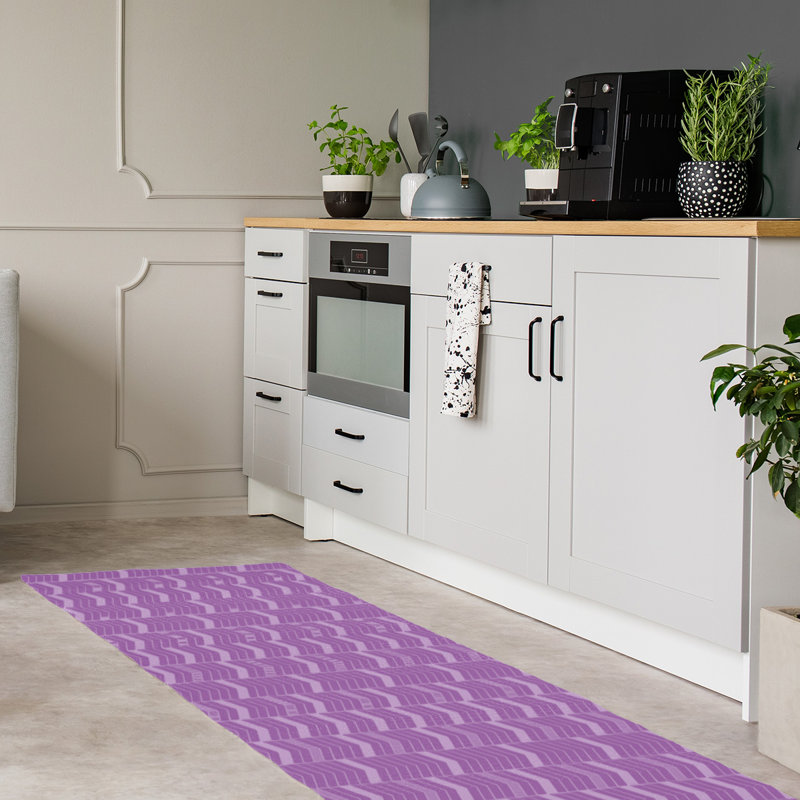 Chenille Chevron Indoor Rug, Runner 2'5" x 8'