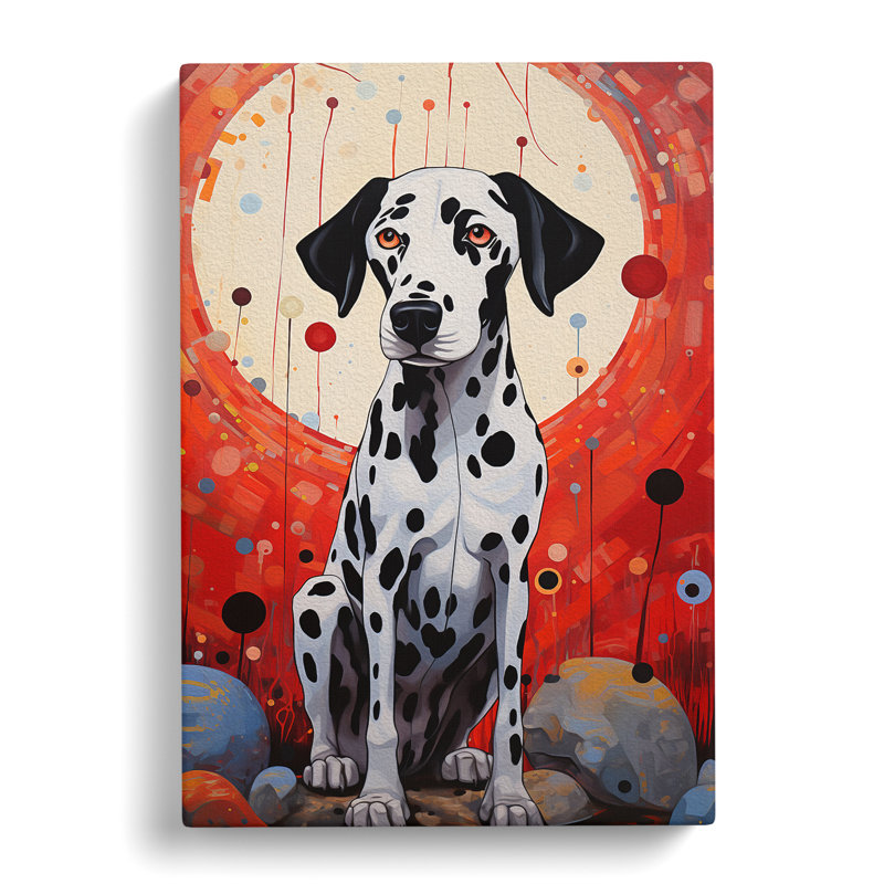 Dalmation Orphism - Wrapped Canvas Print