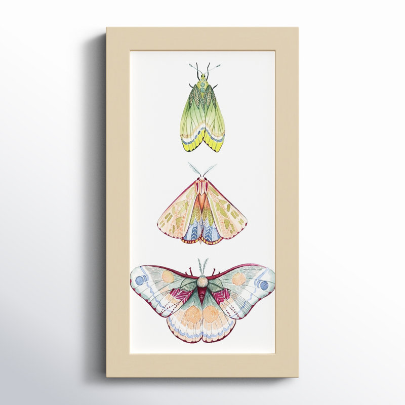 Neo Moth Fairies II par Neo, H 13 po x l 7 po x P 1 po, Brun