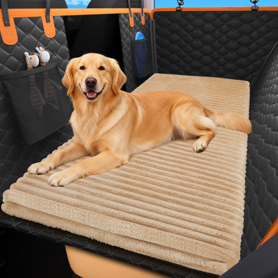 Tapis de couchage pour animaux de compagnie, rallonge de siège arrière de voiture, lavable et antidérapant, conçu spécifiquement pour les chiens, housse de siège d'auto, voyages à l'extérieur avec votre animal de compagnie