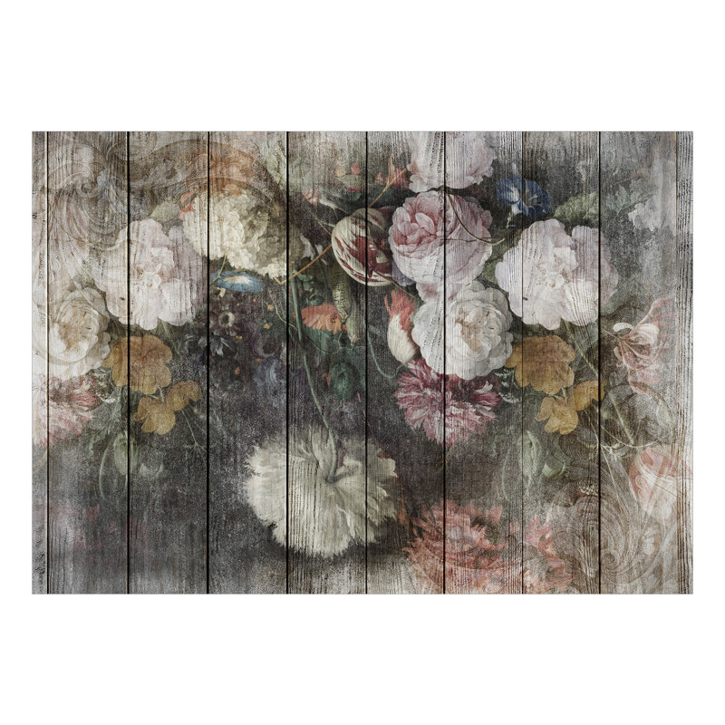 Raynee Peel & Stick Floral Roll, 55.1" L x 77.2" W