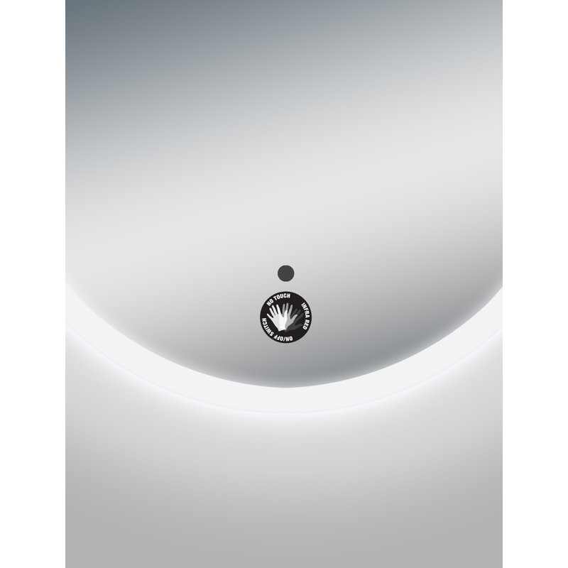 Miroir mural Allysen, 28,3 po x 28,3 po