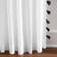 Panneau de rideau simple semi-transparent 100 % coton avec passe-tringle Brackett-2135366596