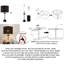 Dandridge 26" Table Lamp Set With Night Light And USB Ports