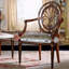 Arm Chair in Cherry/Gray