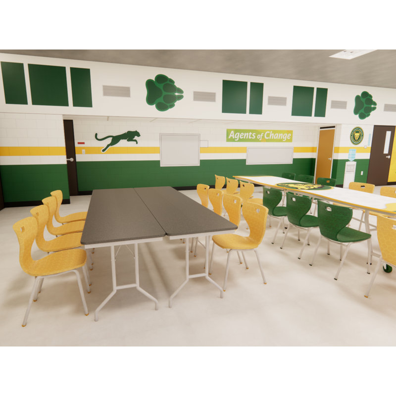 Tables pliantes robustes en plastique ABS Dynalite ™, H 29 po x L 96 po x l 24 po