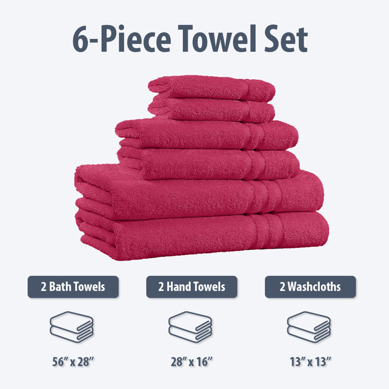 Plush Mulit-Size Set, Burgundy