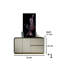Armoire d'appoint en bois massif Light Luxury-101231885