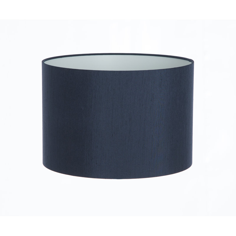 Polyester Drum Lamp Shade ( Screw On ), Navy Blue, 28cm H x 45cm W x 45cm D