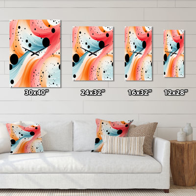 Jarelyn - Polka Dots Modern Wall Clock