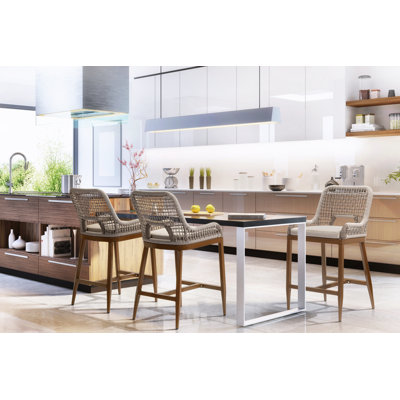 Tabouret de bar avec coussin