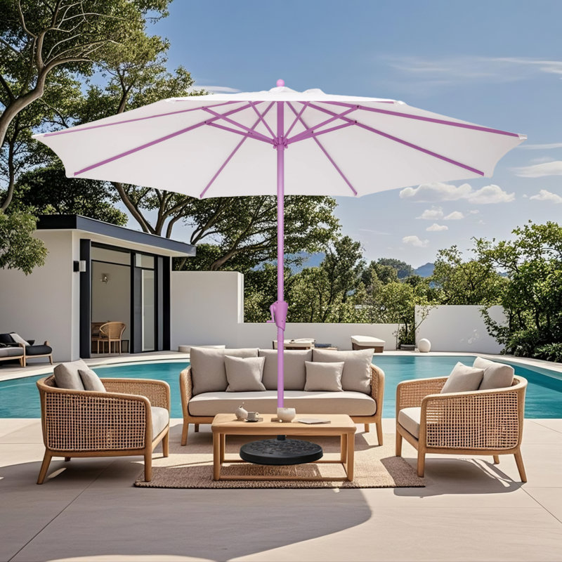 Parasol de marché 108 ", Blanc