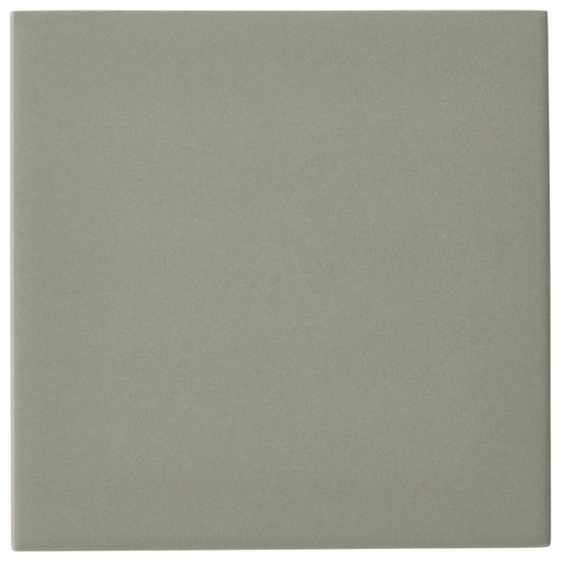 Born 5X5 Matte Porcelain Tile, Sage Green