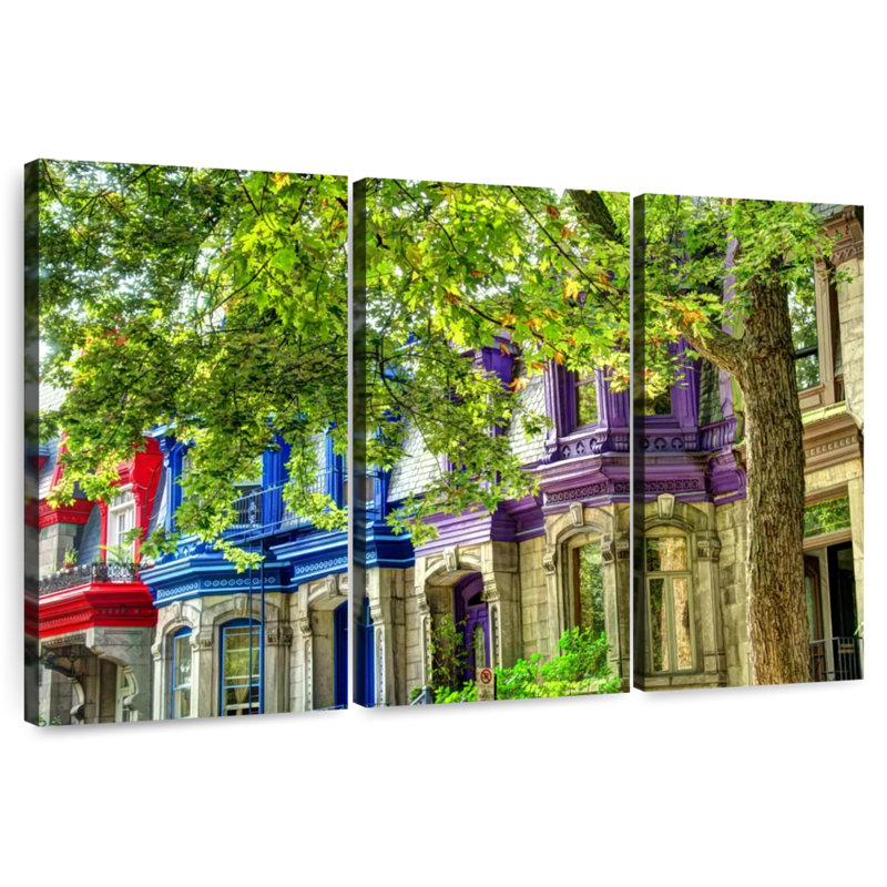 Bâtiments de Montréal, H 24 po x l 38 po