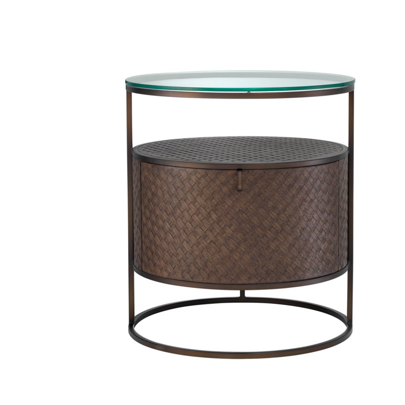 Napa Valley Glass End Table
