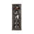 Armoney 65.3" H x 23.8" W 5 Tier Corner Storage Bookcase, Washed Gray-894938563
