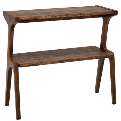 Contemporary Design Side Table,2-Tier End Table,Farmhouse End Table,Stylish Bedside Table