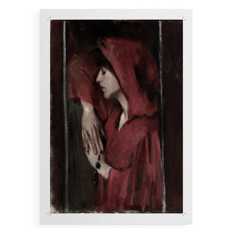 Impression de portrait rétro CXIX - reproduction de toile seulement - non encadrée