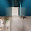 Porte de douche pivotante universelle ajustable 1 3/8 po - Verre trempé 1/4 po, poli, rainure murale, poignée en acier inoxydable de qualité # 304, installation facile, système lisse, fuite efficace
