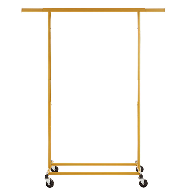 Clothes Rail Adjustable Height & Width, Gold