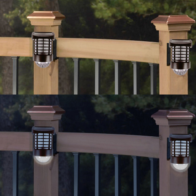 Low Voltage Solar Powered Integrated LED Fence Post Cap Light Pack