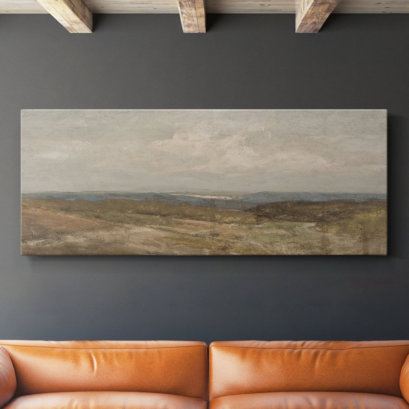 Série paysage - MCXV - Toile tendue avec châssis - Prêt à accrocher, H 12 po x l 30 po