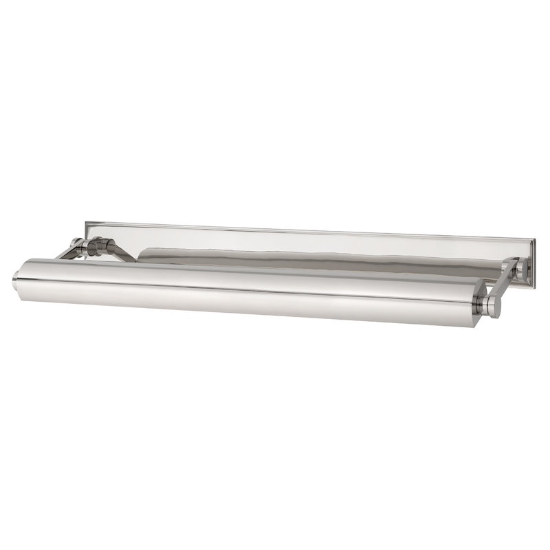Merrick Dimmable Wall Mounted Picture Light, Polished Nickel