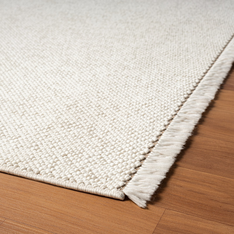 Textured Fringed Area Rug, Rectangle 8' x 10'